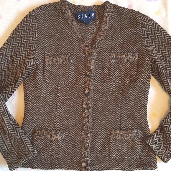 Ralph Lauren wool sweater cardigan - Picture 4 of 12